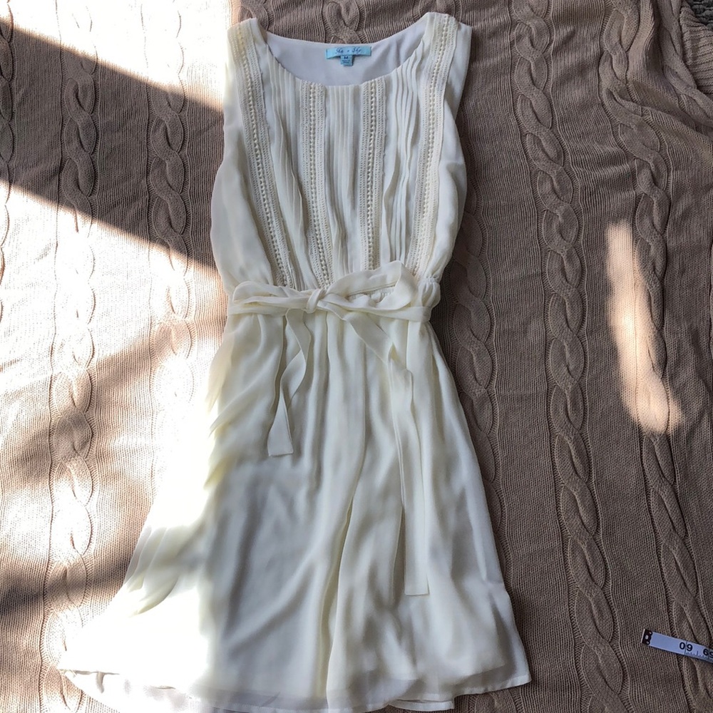 She & Sky Cream Dress